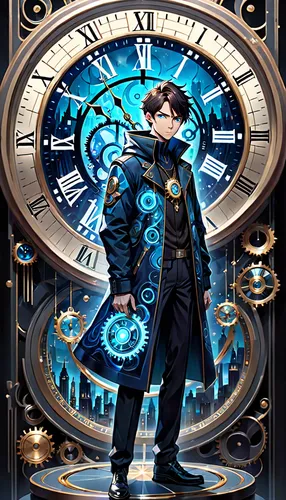 clockmaker,watchmaker,mechanical watch,steampunk,clockwork,grandfather clock,clock face,pocket watch,ornate pocket watch,steampunk gears,clock,astronomical clock,pocket watches,clock hands,time spiral,longcase clock,timepiece,clocks,chronometer,world clock,Anime,Anime,General