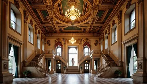 hallway,entrance hall,cochere,foyer,corridor,corridors,hall of nations,emirates palace hotel,philbrook,rudolfinum,lobby,hall,hallway space,entranceway,ballroom,enfilade,hall of the fallen,mirogoj,empty hall,staircases