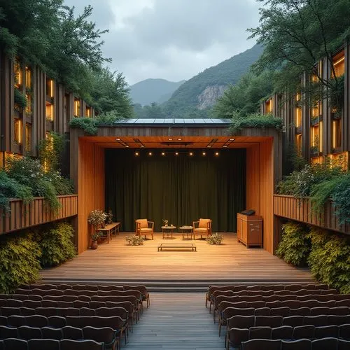 open air theatre,montreat,theater stage,glimmerglass,concert stage,theatre stage,theatricum,tulou,amphitheater,concert hall,takarazuka,tanztheater,garsington,caramoor,rockbridge,kumano kodo,concert venue,theater,nitobe,greenforest,Photography,General,Realistic