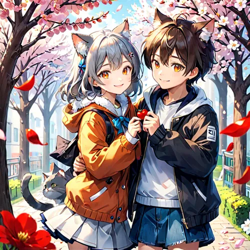 spring background,japanese sakura background,cherry blossoms,springtime background,valentines day background,the cherry blossoms,cold cherry blossoms,japanese floral background,sakura blossoms,spring blossoms,sakura background,flower background,sakura flowers,valentine background,sakura trees,floral background,girl and boy outdoor,almond blossoms,sakura tree,spring leaf background,Anime,Anime,General