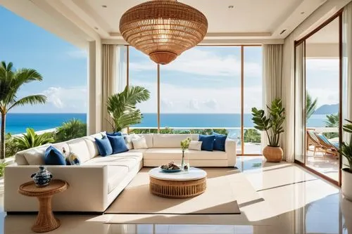 luxury home interior,oceanfront,penthouses,palmbeach,oceanview,palmilla,ocean view,beach house,beachfront,luxury property,amanresorts,fisher island,breakfast room,contemporary decor,modern living room,sunroom,great room,interior modern design,holiday villa,living room,Illustration,Retro,Retro 18