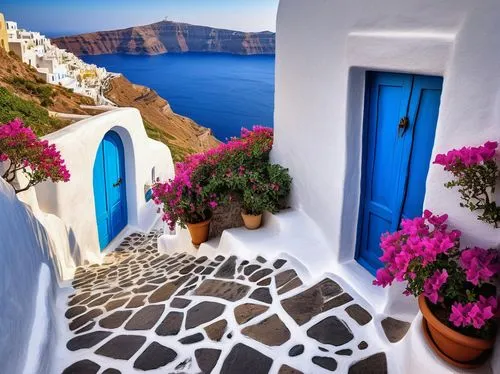 greek island door,greek islands,greek island,greece,grecia,hellenic,cyclades,thira,grece,cat greece,santorini,dodecanese,blue door,grecian,blue doors,hellas,oia,splendid colors,santorin,kythnos,Illustration,Realistic Fantasy,Realistic Fantasy 12