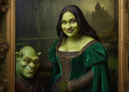 gothic portrait,ogre,chromakey,fantasy portrait,half orc,romantic portrait,green screen,rapini,the mona lisa,frankenstien,portrait background,the ugly swamp,frankenstein,fantasy art,mona lisa,aaa,elves,green grapes,grass family,green bubbles,Illustration,Black and White,Black and White 15