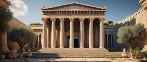 greek temple,palmyra,temple of diana,zappeion,house with caryatids,panagora,roman temple,caesonia,celsus library,ctesiphon,artemis temple,tempio,leptis,metapontum,caesarion,karnak,peristyle,capitolium,caesaria,baalbek,Photography,General,Sci-Fi