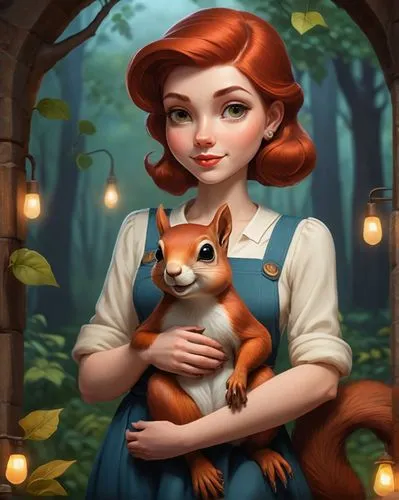 little fox,fairy tale icons,fairy tale character,child fox,red eft,merida,adorable fox,cute fox,fantasy portrait,garden-fox tail,fox,game illustration,fairytale characters,squirell,little red riding hood,fae,squirrels,a fox,children's fairy tale,woodland animals,Photography,General,Cinematic