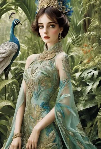 fairy peacock,peacock,blue peacock,margaery,pfau,fairy queen