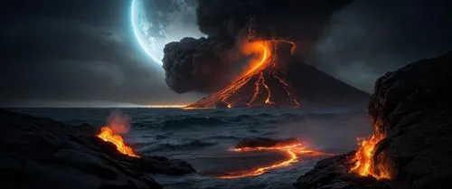 strombolian,krakatoa,lava,volcanic eruption,krakatau,eruption