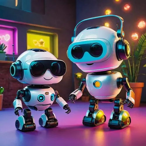 plug-in figures,cyber glasses,3d render,robots,funko,cinema 4d,robotics,chat bot,minibot,bot training,3d man,bots,3d model,social bot,bot,disco,robot in space,neon human resources,3d rendered,robotic,Conceptual Art,Fantasy,Fantasy 28