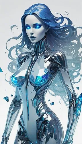 cortana,bluefire,blue enchantress,ice queen,cybernetically,cybernetic,lilandra,liara,transhuman,garrison,cyberangels,cyberia,biotic,sapphire,fathom,winterblueher,morphogenetic,cobalt,cyberstar,bluebottle,Conceptual Art,Fantasy,Fantasy 02