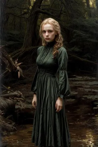 the blonde in the river,orona,autochrome,finrod,lillian gish - female,galadriel,gothic portrait,girl on the river,schierstein,borghild,aslaug,lughnasa,vasilisa,llorona,isolde,colorization,mirkwood,schikaneder,elenore,elfriede