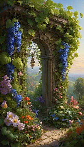 hydrangeas,fantasy landscape,wreath of flowers,springtime background,spring morning,spring background,flower garden,falling flowers,floral greeting,hydrangea,blooming field,idyll,dandelion hall,flowers field,home landscape,flower field,spring garden,floral corner,blooming wreath,flora,Art,Classical Oil Painting,Classical Oil Painting 10