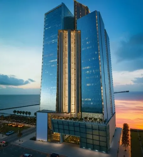 the building is large and very tall with two floors,rotana,costanera center,luanda,escala,largest hotel in dubai,swissotel,Photography,General,Cinematic