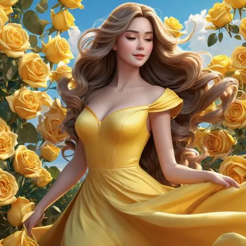 yellow rose background,yellow rose,yellow roses,gold yellow rose,yellow orange rose,yellow sun rose,margaery,yellow petal,yellow petals,belle,margairaz,yellow background,yellow flower,rapunzel,yellow,rose flower illustration,sun flowers,yellow flowers,lemon background,yellow garden,Unique,3D,3D Character