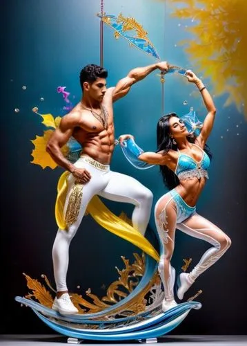 Exotic Latino muscular adonis men with men perfect body and wearing white latex gloss gold Arabic Calligraphy ornaments inspired by fashion photographer Leggings ,aljaz,pilobolus,mermen,varekai,photo 