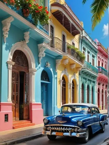 san juan,cuba background,sanjuan,cuba,cuba havana,old havana,guantanamera,do cuba,santiago di cuba,havana,antigua,cuban,chucun,curacao,cubana,curacoa,havana cuba,colorful city,cubanos,cienfuegos,Illustration,Realistic Fantasy,Realistic Fantasy 19