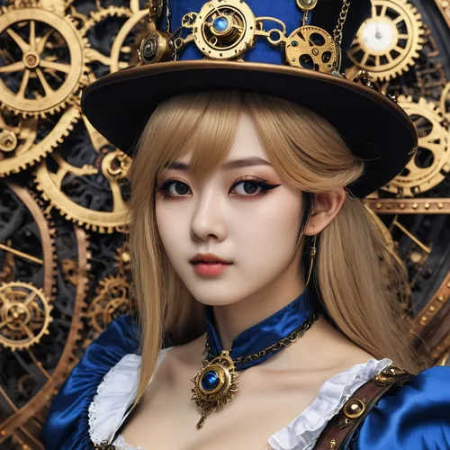 steampunk,realdoll,doll's facial features,artist doll,alice,steampunk gears,painter doll,porcelain doll,victorian lady,beret,japanese doll,victorian style,like doll,female doll,fairy tale character,the japanese doll,doll,doll paola reina,victoria,fashion doll,Photography,General,Realistic