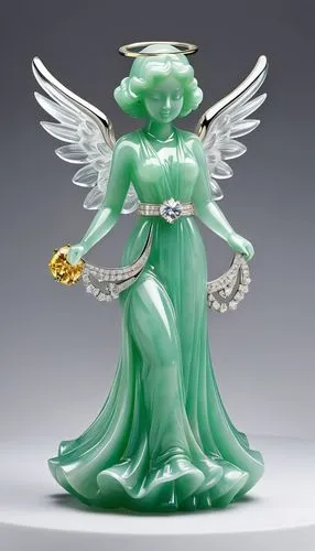 angel figure,lalique,angel statue,water nymph,cherubim,jadeite,celadon,peignoir,nephrite,frog figure,3d figure,chryste,figurine,aventurine,glass yard ornament,simorgh,green mermaid scale,stone angel,glass ornament,paraiba,Unique,3D,3D Character