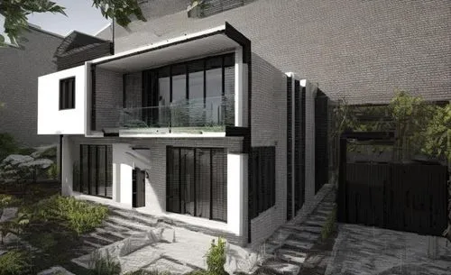 3d rendering,modern house,cubic house,revit,render,sketchup,frame house,residential house,modern architecture,rowhouse,model house,residencial,habitational,renders,garden design sydney,showhouse,townhouse,cube house,block balcony,core renovation,Common,Common,None