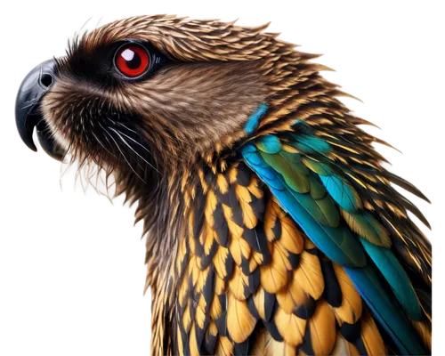 High-resolution, realistic, detailed fur, vibrant colorful feathers, majestic wildlife, sharp claws, whiskers, wet nose, shimmering scales, intricate patterns, 4K UHD, high-angle shot, close-up, shall