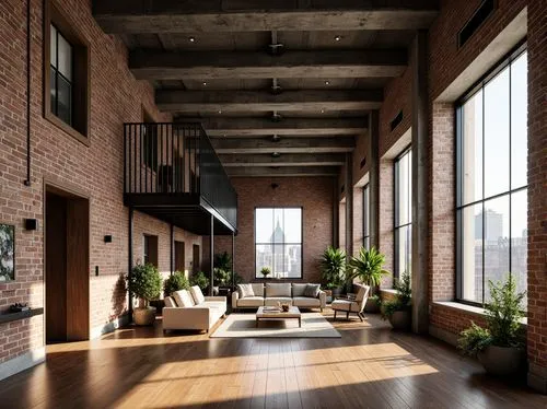 loft,lofts,penthouses,hardwood floors,minotti,living room,wooden beams,contemporary decor,modern decor,hoboken condos for sale,interior modern design,home interior,interior design,apartment,block balcony,apartment lounge,an apartment,livingroom,red brick,redbrick