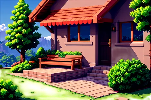 cottage,little house,small house,3d render,summer cottage,lowpoly,lonely house,bungalows,bungalow,porch,small cabin,front porch,miniature house,wooden hut,roof landscape,render,gazebo,3d rendered,wooden house,home landscape,Unique,Pixel,Pixel 01