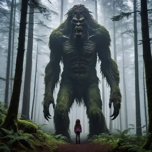 sasquatch,bigfoot,lubezki,mondor,werewolve,giantkiller,Photography,General,Realistic