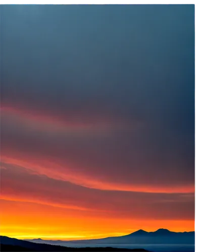 Vibrant sunrise, morning sky, warm colors, gradient hues, clouds with golden lining, soft focus, panoramic view, low-angle shot, cinematic composition, dramatic lighting, misty atmosphere, mountain si