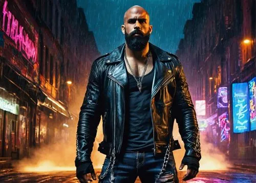 renegade,leather jacket,cyberpunk,common,black mamba,gangstar,sandro,jacket,black russian,digital compositing,bolero jacket,enforcer,merc,photoshop manipulation,blade,kabir,assassin,main character,black snake,preacher,Conceptual Art,Fantasy,Fantasy 05