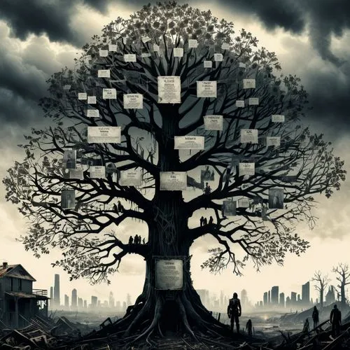 tree of life,genealogists,genealogical,genealogist,family tree,genealogia,bodhi tree,the roots of trees,the grave in the earth,cardstock tree,the japanese tree,deforested,carcosa,ecocide,tree thoughtless,the branches of the tree,genealogy,celtic tree,genealogies,magic tree,Conceptual Art,Fantasy,Fantasy 33