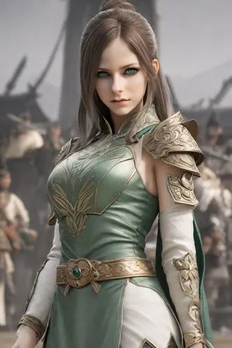 Dynasty warriors, green,female warrior,female doll,joan of arc,massively multiplayer online role-playing game,celtic queen,elf,sterntaler,dwarf sundheim,violet head elf,eufiliya,cullen skink,mara,elza