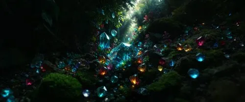 fairy forest,elven forest,bioluminescent,fairy galaxy,fairy world,enchanted forest