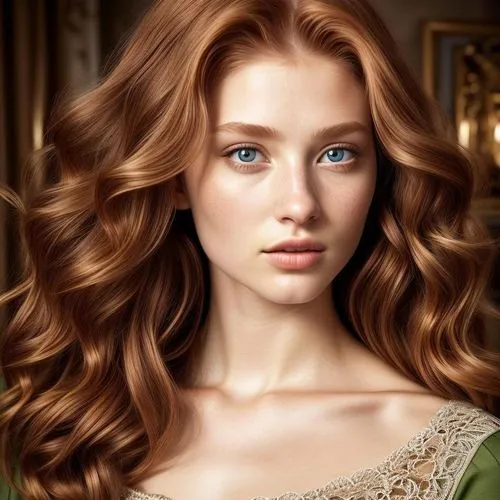 romantic portrait,fantasy portrait,british semi-longhair,portrait of a girl,girl portrait,celtic woman,golden haired,british longhair,young woman,female beauty,celtic queen,merida,mystical portrait of a girl,fantasy art,red-haired,romantic look,natural cosmetic,woman portrait,elizabeth i,redheads