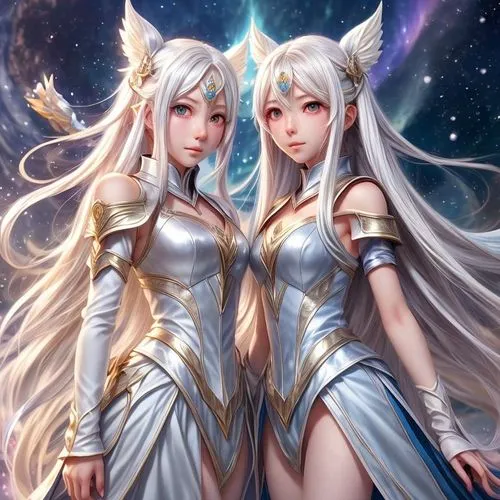 gemini,angels,angels of the apocalypse,celestial bodies,zodiac sign gemini,angel and devil,christmas angels,sun and moon,libra,zodiac sign libra,sisters,celestial,mother and daughter,artists of stars,duo,mom and daughter,fantasy picture,fairies,fantasy art,celestial event