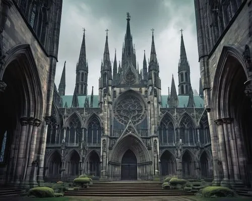 haunted cathedral,gothic church,nidaros cathedral,cathedral,cathedrals,neogothic,the cathedral,duomo,ulm minster,koln,cologne cathedral,metz,triforium,the black church,gothic style,magisterium,hall of the fallen,gothic,black church,kolken,Conceptual Art,Sci-Fi,Sci-Fi 29