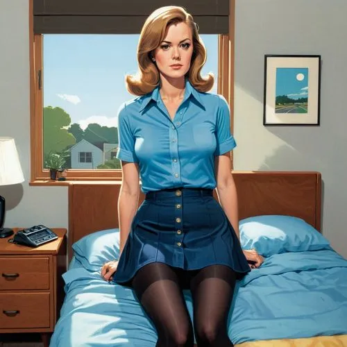 retro woman,retro women,whitmore,modern pop art,woman on bed,cool pop art,scully,model years 1960-63,ann margaret,brubaker,mcginnis,winslet,retro girl,stewardess,peggy,eggleston,pop art woman,poehler,connie stevens - female,marilynne,Illustration,American Style,American Style 15