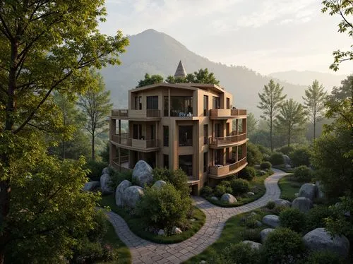 house in the forest,house in the mountains,house in mountains,forest house,tree house,tree house hotel,treehouses,treehouse,mountain settlement,rivendell,the cabin in the mountains,dreamhouse,render,house with lake,riftwar,cubic house,wooden house,home landscape,streamwood,fairy tale castle