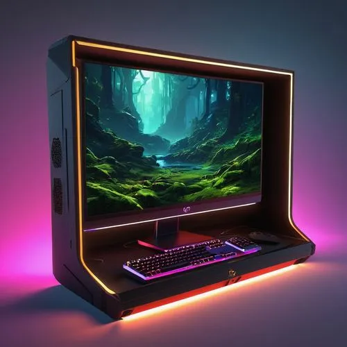 monitor in case gaming
,computer graphic,3d render,pc,computer case,computer screen,computer graphics,computer art,alienware,rgb,fractal design,computer monitor,3d background,pvm,computable,3d rendere