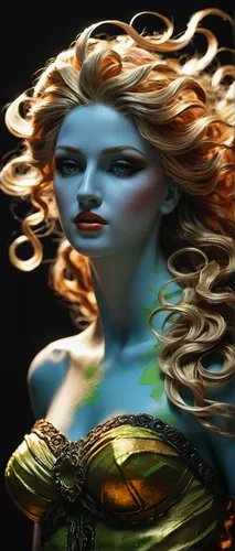 fantasy portrait,world digital painting,blue enchantress,fantasy woman,dryad,fantasy art,the enchantress,digital painting,celtic queen,sorceress,celtic woman,mystique,heroic fantasy,bodypainting,painted lady,digital art,elven,faerie,digital compositing,sci fiction illustration,Photography,General,Fantasy