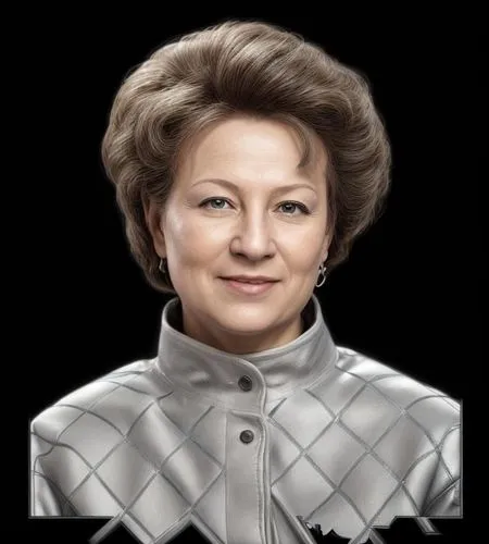 a woman wearing a scarf is sitting in front of a camera,matviyenko,matvienko,shashkova,ibragimova,vasilescu,zakharov,Common,Common,Natural