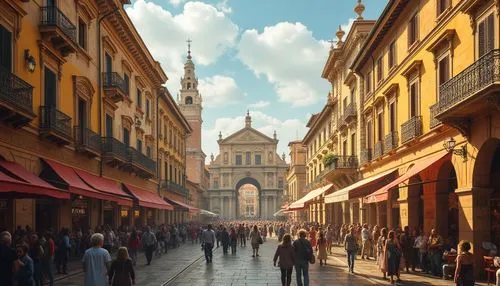 grand bazaar,pedestrian zone,modena,pedestrianized,souq,souks,sapienza,bologna,stalls,sarajevo,theed,bazars,dubrovnik city,arcaded,medieval market,souk,shopping street,marketplace,medieval street,seville,Photography,General,Realistic