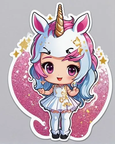 unicorn,unicorn background,unicorn crown,constellation unicorn,spring unicorn,unicorn head,Unique,Design,Sticker