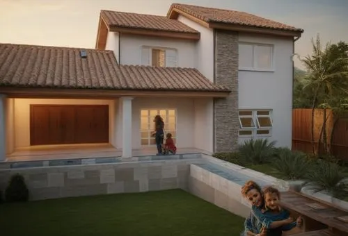 residencial,holiday villa,3d rendering,vivienda,render,casitas,Photography,General,Natural