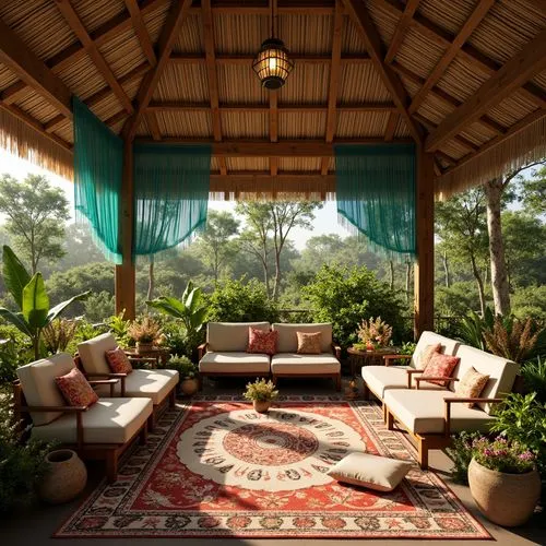 anantara,auroville,cabana,veranda,ashram,kilim,javanese traditional house,verandah,ecovillage,cabanas,patio,mustique,tropical house,amanresorts,bintan,gazebos,patios,verandas,palapa,indian tent