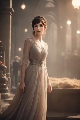 the snow queen,hypatia,white rose snow queen,margairaz,rosalyn,traviata,ginnifer,gothel,cinderella,a floor-length dress,gwendoline,syberia,wormleighton,frigga,queen anne,princess anna,fantine,a girl in a dress,knightley,ballgown,Photography,Cinematic