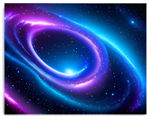 Galaxy background, desktop wallpaper, stars twinkling, nebula clouds, vibrant purple and blue colors, spiral shape, 3D rendering, high definition, cinematic composition, panoramic view, soft focus, sh