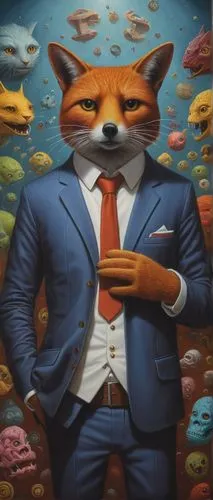 businessman,fox,corporate,executive,business,a fox,fox stacked animals,suit,business man,businessmen,ceo,business men,mozilla,executive toy,fish-surgeon,banker,billionaire,fox hunting,business concept,appetite,Illustration,Realistic Fantasy,Realistic Fantasy 18