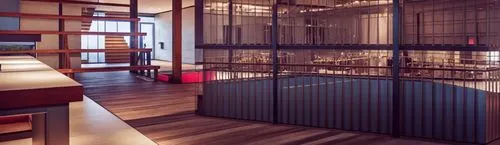 the interior of a building with many wooden flooring,bookcases,bookshelves,bookcase,bobst,reading room,bookbuilding,Photography,General,Realistic