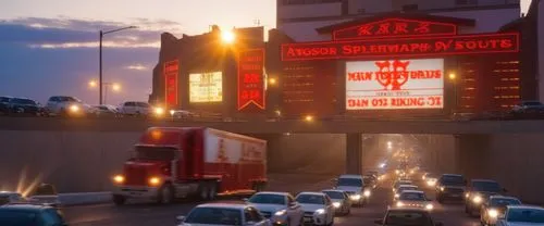 illuminated advertising,hauliers,routiers,autoroutes,no overtaking by lorries,tollbooths,freight transport,transport and traffic,n1 route,tollgates,traffic management,congestions,gantries,autoroute,turcot,motorways,autostrada,lorries,traffic queue,tollbooth,Photography,General,Realistic