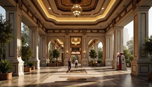 theed,entrance hall,hallway,corridor,venetian hotel,lobby,hall of the fallen,naboo,emporium,ballroom,corridors,palaces,cochere,3d rendering,crown palace,render,royal interior,caesars palace,marble palace,riviera