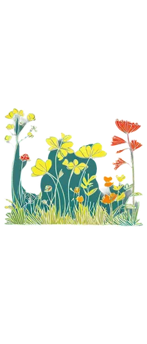 mushroom landscape,aquatic plants,bladderwort,mushroom island,aquatic plant,grass fronds,toadstools,pond plants,blooming grass,springtime background,water plants,moss landscape,lily pads,spring background,mushrooms,lily pond,waterlilies,aquatic herb,pond flower,grassy,Illustration,Retro,Retro 23